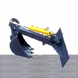 Vertical digging attachment